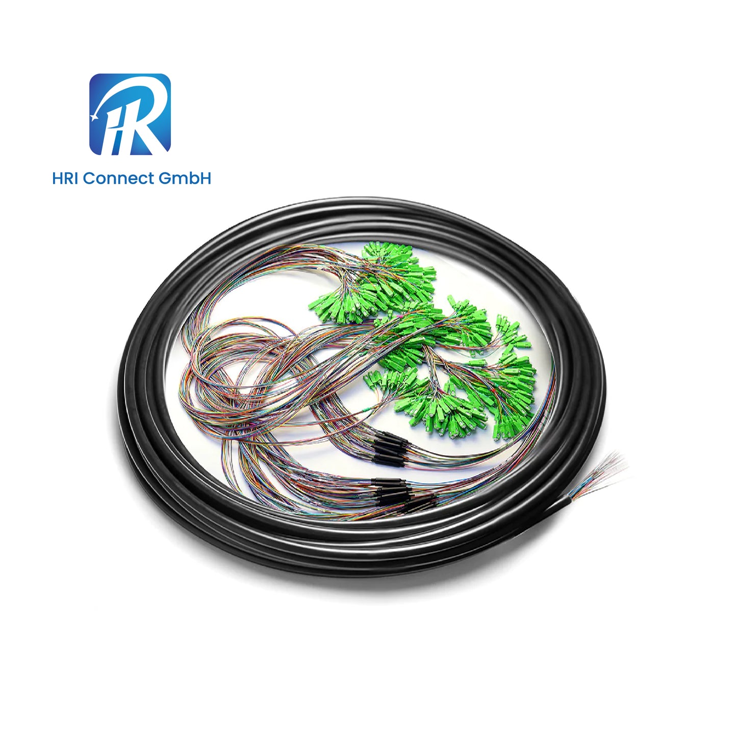 432 Cores SC / APC Fiber Optic Jumper Cables , G652D Simplex Fiber Patch Cord
