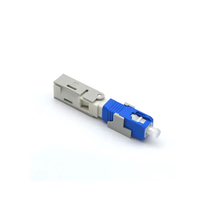 Clamshell Fiber Optic Fast Connector Green 55mm For FTTH Drop Cables
