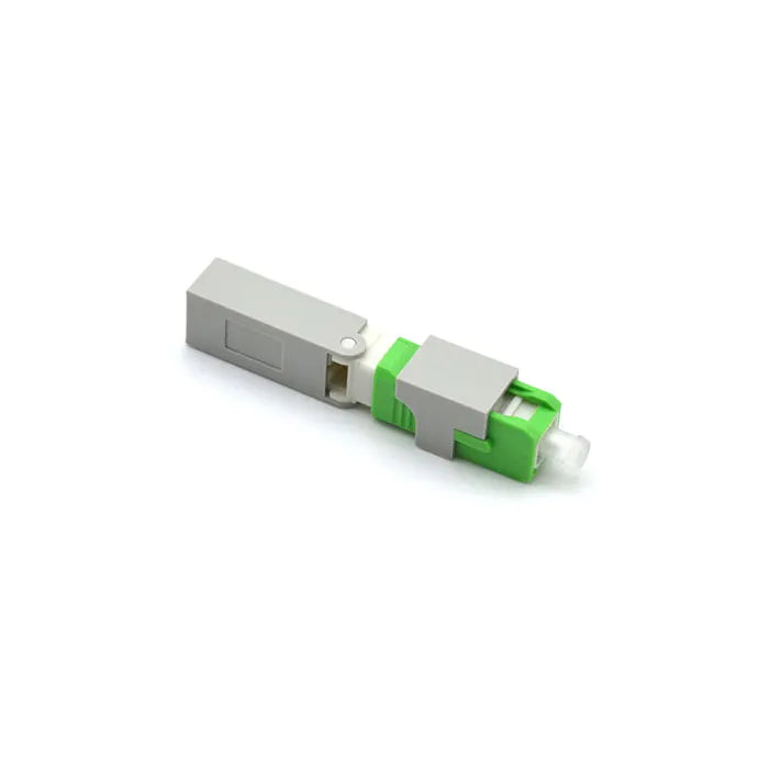 Clamshell Fiber Optic Fast Connector Green 55mm For FTTH Drop Cables