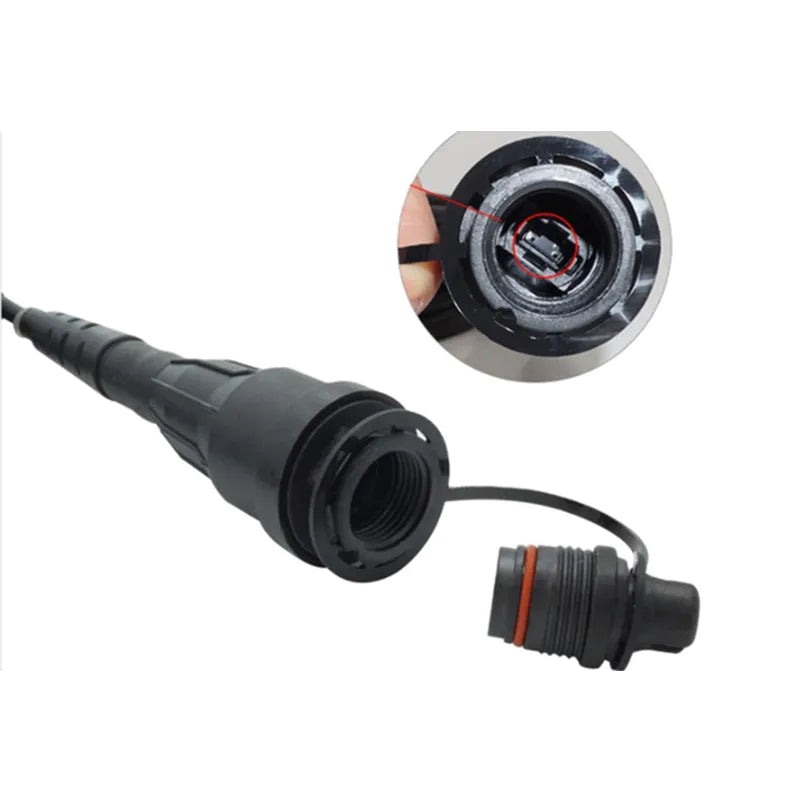 IP 68 Waterproof ODVA MPO-SC FTTA Patch Cord 12 Fibers Breakout Cable