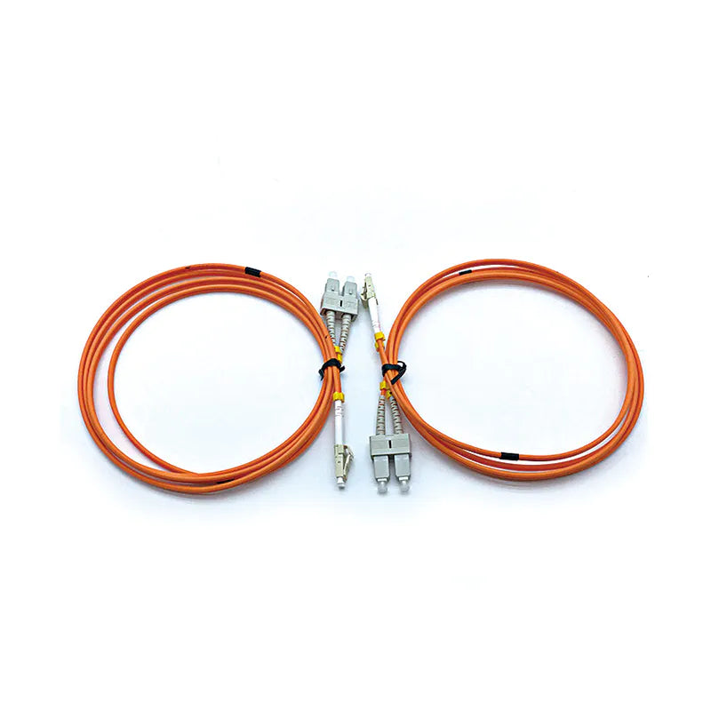 LC UPC to SC UPC Multimode Fiber Optic Cable Duplex 3.0mm LSZH OM2 850/1300nm Wavelength