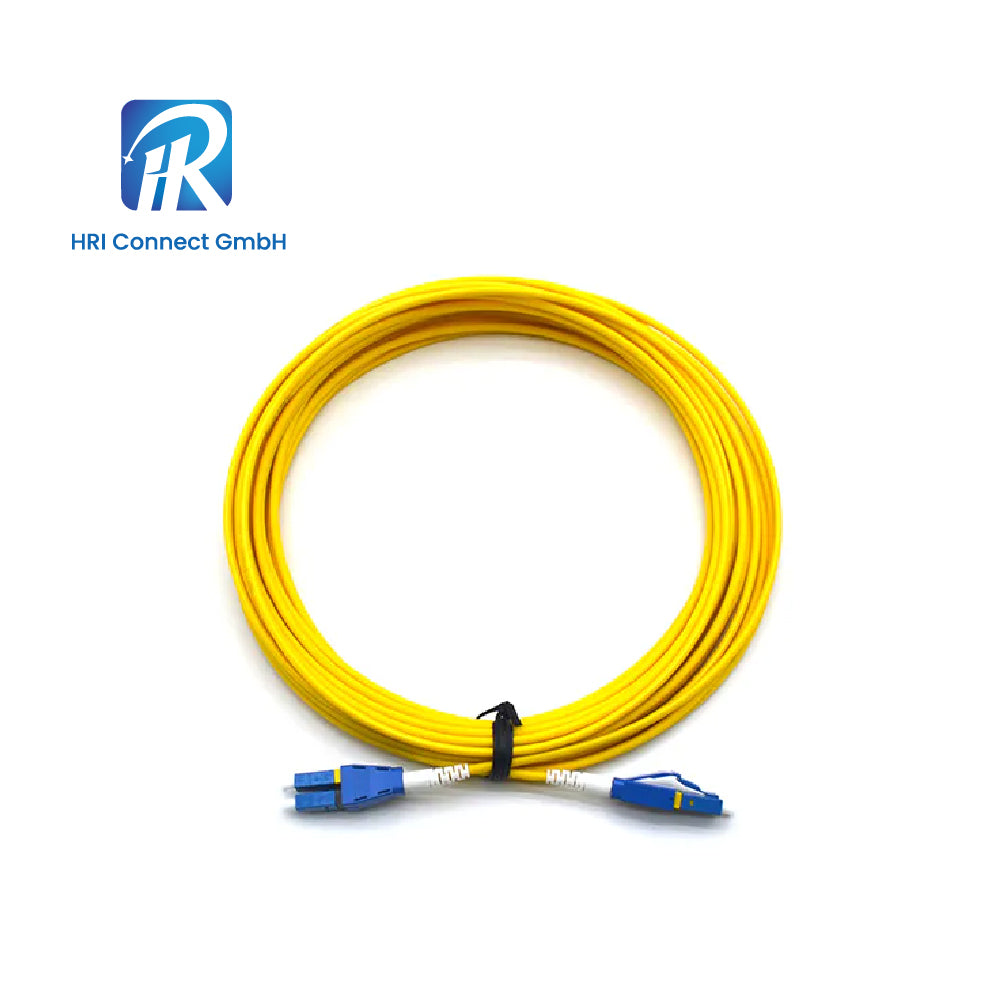 PVC 3.0mm Fiber Optic Patch Cord LC UPC To LC UPC Uniboot Duplex OS2 Single Mode