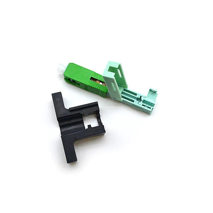 Spiral Types SC/APC (UPC) Fiber Optic Fast Connector Quick Assembly Single Mode