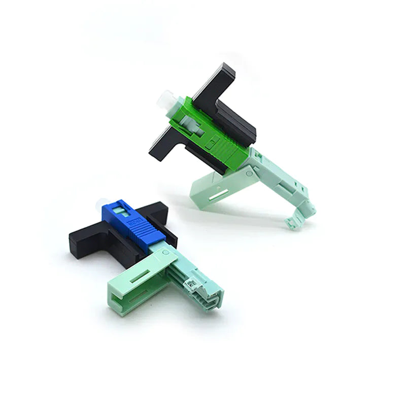 Spiral Types SC/APC (UPC) Fiber Optic Fast Connector Quick Assembly Single Mode