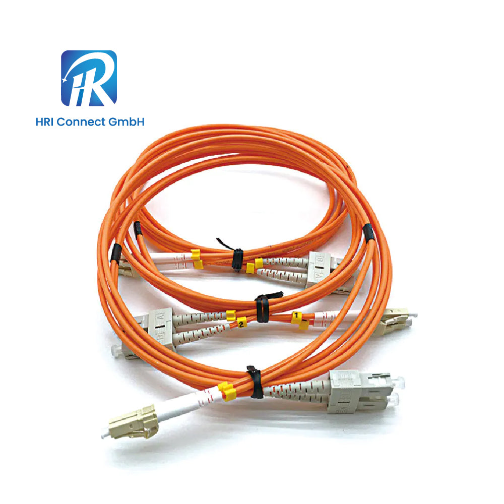 LC UPC to SC UPC Multimode Fiber Optic Cable Duplex 3.0mm LSZH OM2 850 ...