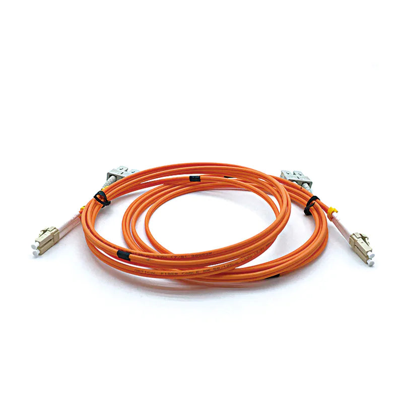 LC UPC to SC UPC Multimode Fiber Optic Cable Duplex 3.0mm LSZH OM2 850/1300nm Wavelength