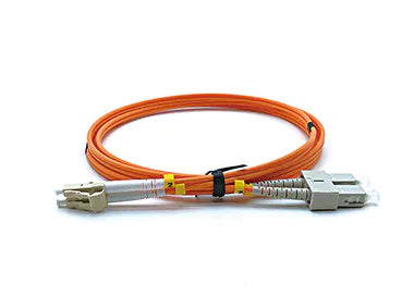 LC UPC to SC UPC Multimode Fiber Optic Cable Duplex 3.0mm LSZH OM2 850/1300nm Wavelength