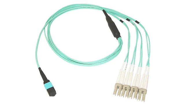 MPO/UPC-8LC/UPC Connectors, DPX, OM4, LSZH shell