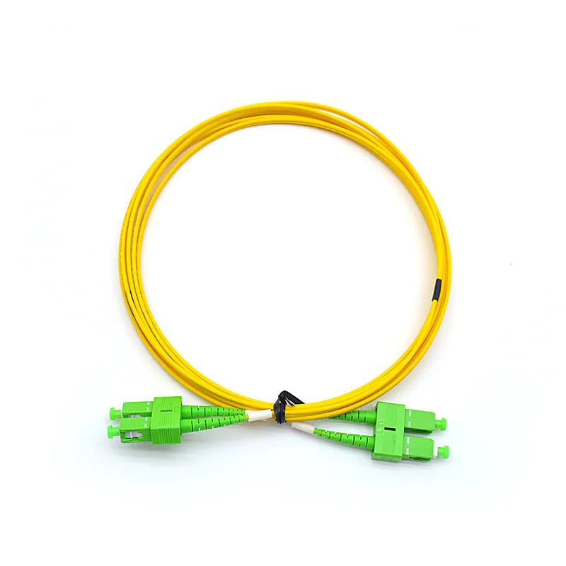 SC-APC-SM Duplex Fibre Optical Patch Cords 2.0mm LSZH 3m